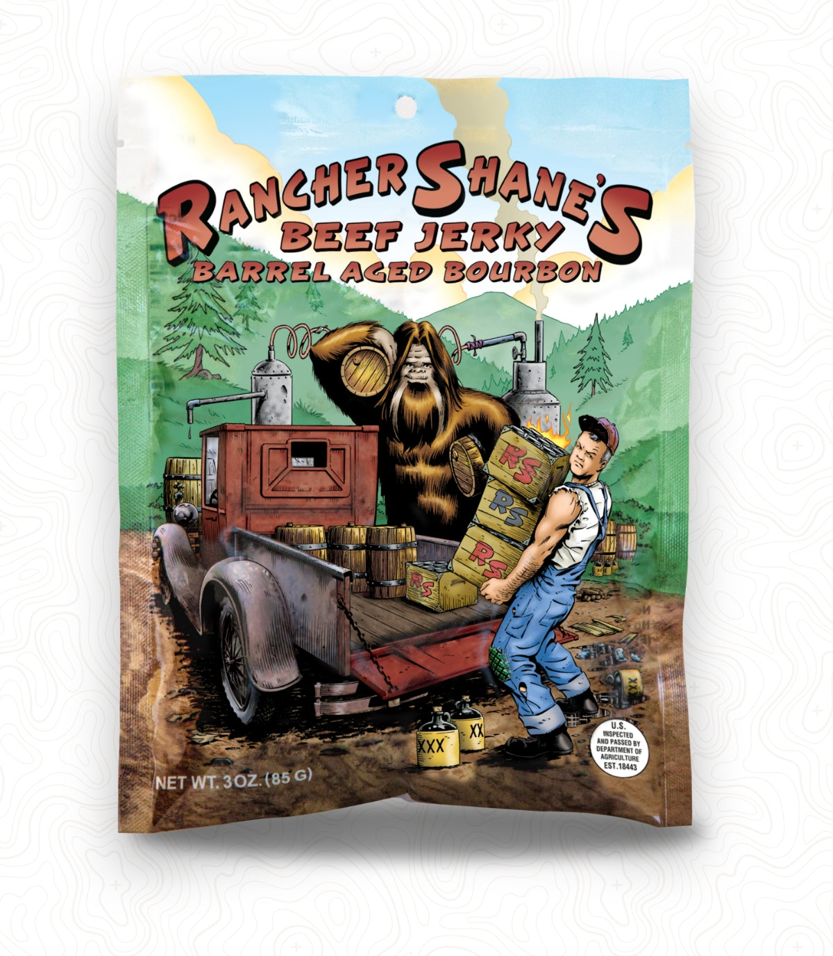 Rancher Shane's Barrel Aged Bourbon All-Natural Beef Jerky