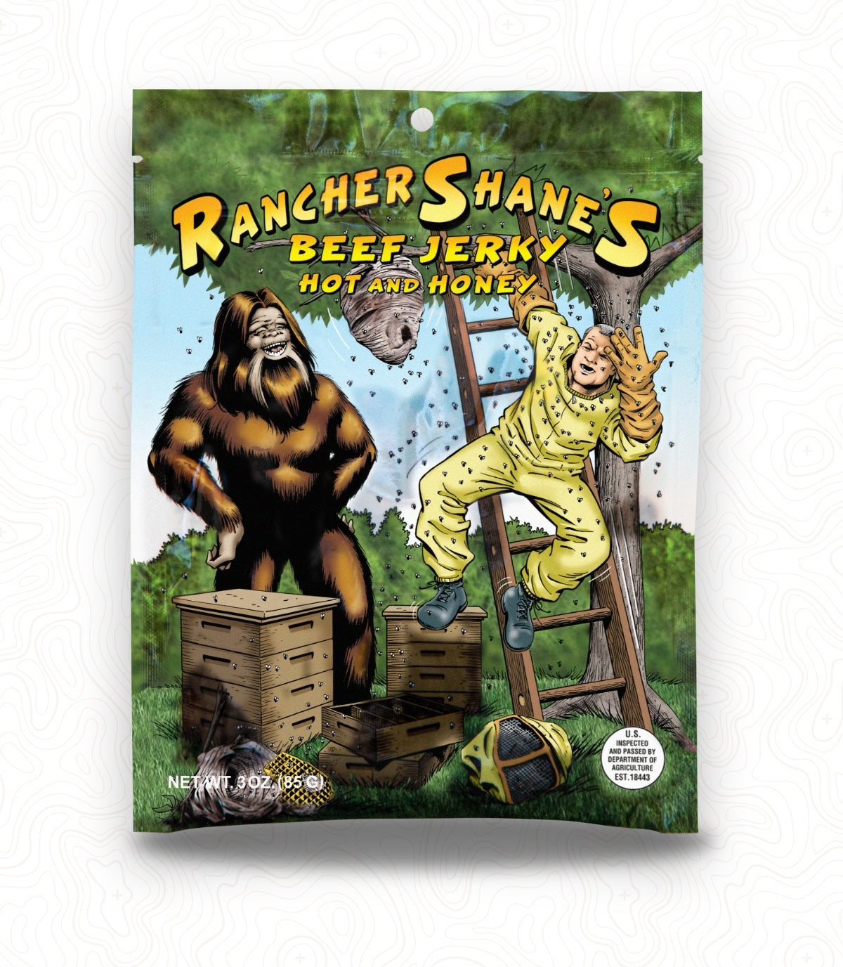 Rancher Shane's Hot and Honey All-Natural Beef Jerky