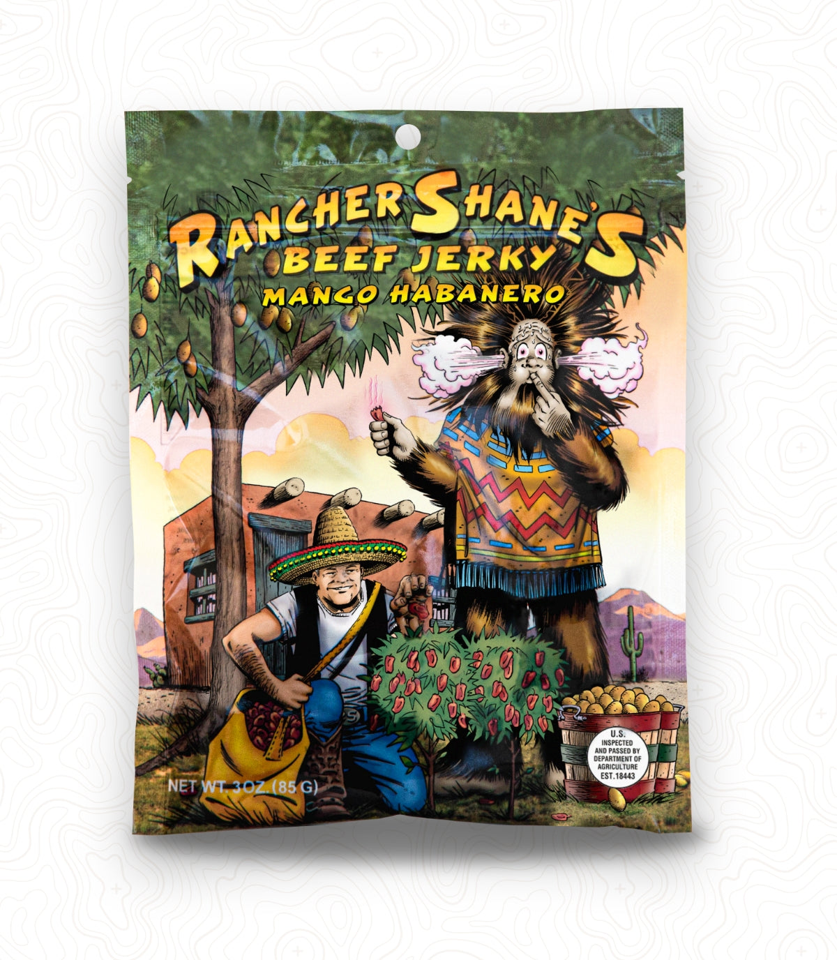 Rancher Shane's Mango Habanero All-Natural Beef Jerky