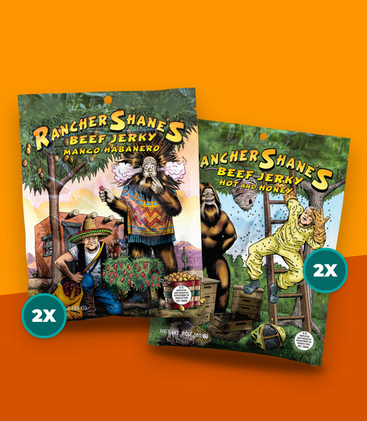 Rancher Shane's Heat Seeker Pack - Mango Habanero and Hot & Honey